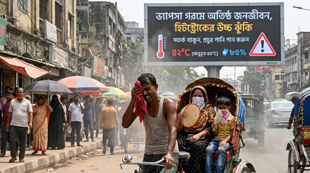 দেশের ৫৫ জেলায় তীব্র তাপপ্রবাহের সতর্কবার্তা, জনজীবনে স্থবিরতা, জরুরি পরামর্শ দেশের ৫৫ জেলায় তীব্র তাপপ্রবাহের সতর্কবার্তা, জনজীবনে স্থবিরতা, জরুরি পরামর্শ